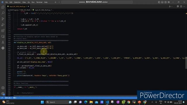 Web scrapping fetch Realtime NSE Option Chain data - Part05 смотреть онлайн