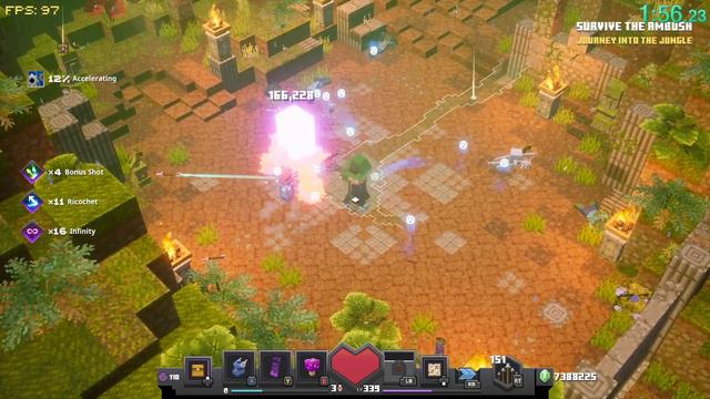 [WR] Minecraft Dungeons: Dingy Jungle Speedrun in 3:41.26 смотреть онлайн