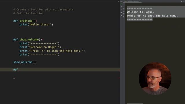 Python | Functions - no parameters (13/29) смотреть онлайн