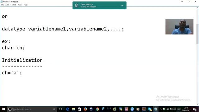 7.Interactive Core Java online by Manohar Papasani-Declaration and initialization смотреть онлайн