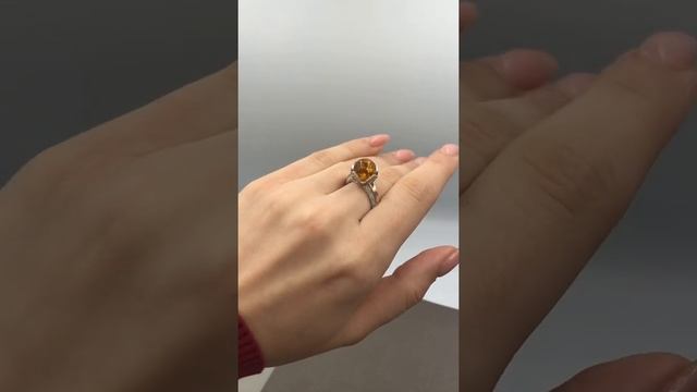 Кольцо с янтарем смотреть онлайн