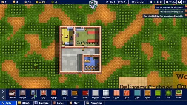 Academia School Simulator обзор и первый взгляд смотреть онлайн