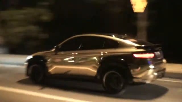 • Золотой BMW HAMANN X6 смотреть онлайн