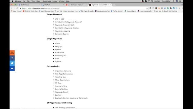 Chase Reiner SEO Beginner To Advanced SEO Course смотреть онлайн