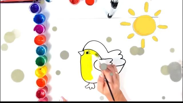 how to draw a Chick / нарисовать цыпленка / смотреть онлайн
