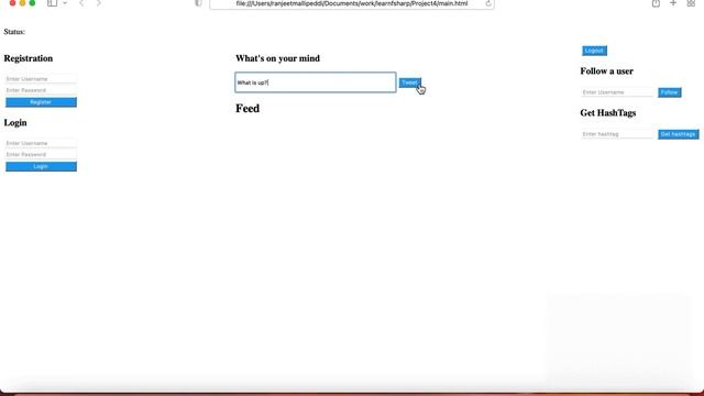 Demonstration of Twitter API built in F# using WebSockets and AKKA смотреть онлайн