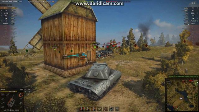 World of Tanks E100 Мастер, Стальная стена, дамаг 7000 смотреть онлайн