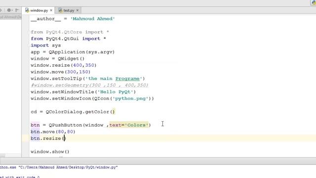 14 _ Color Dialog In PyQt (Arabic) смотреть онлайн