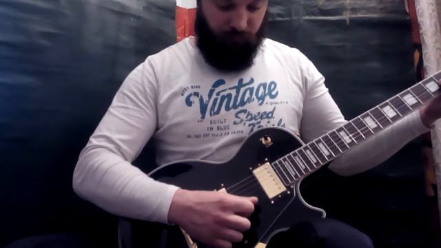Gibson Les Paul Custom Black Beauty China. Пример звучания дерева смотреть онлайн
