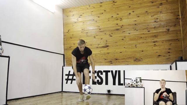 ОБУЧЕНИЕ ТРЮКУ ATW, НЕ УМЕЯ НАБИВАТЬ МЯЧ!