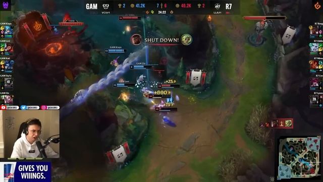 ELIMINATION GAME - GAM VS R7 - CAEDREL смотреть онлайн