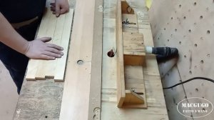 Столярка. Клею маленькие мебельные щиты для филенок. Прифуговка кромок ламелей без фуганка! Фрезером