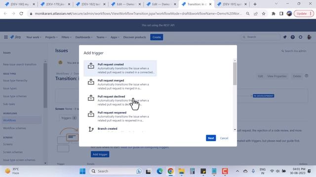 Jira Cloud Workflow Tutorial #4 - Jira Workflow Triggers - Create Triggers in Jira Workflow смотреть онлайн