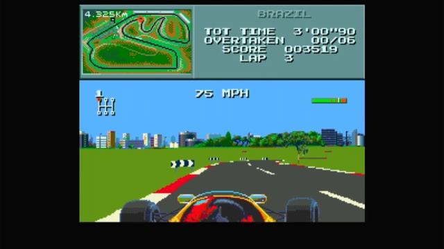 Formula One (F1) Arcade-Expert-Score (Low, Manual, Hard) Sega Mega Drive / Genesis | Emulated смотреть онлайн