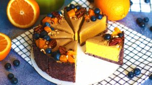 ПП чизкейк из тыквы! Низкокалорийный! ПП рецепт без сахара!