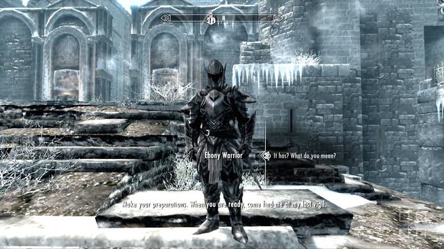 [Skyrim] Ebony Warrior: Level 80-plus Quest (Dragonborn DLC) Spoilers! смотреть онлайн