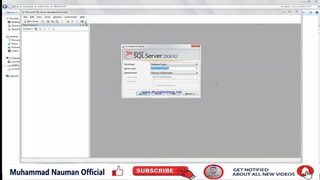 How to Restore SQL Server Database I Backup 2008 I 2012. смотреть онлайн