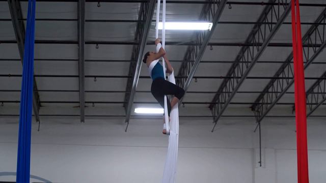 Adrienne Samos - Aerial Silks Routine to Strange Birds by Birdy смотреть онлайн