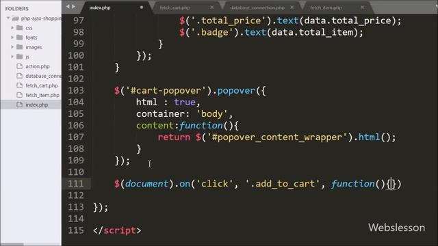 Ajax Shopping Cart in PHP using Bootstrap Popover смотреть онлайн