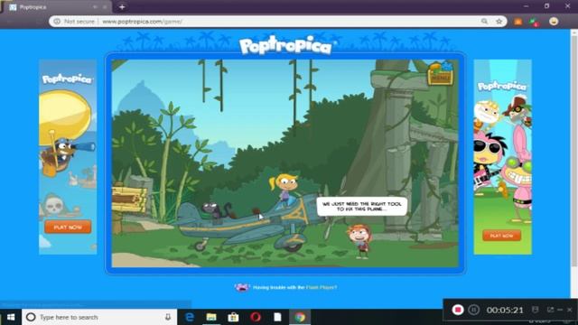 Poptropica (Starting our adventure) смотреть онлайн