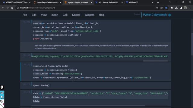 FYERS API V2 LIVE DATA | FYERS WEBSOCKET MARKET DATA | ALGO TRADING смотреть онлайн