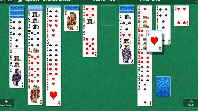Microsoft spider Solitaire grandmaster solved. смотреть онлайн