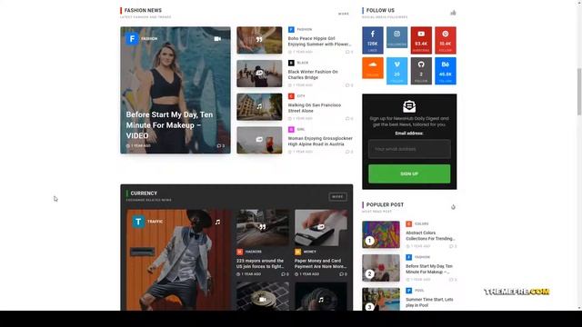 Siren - News Magazine Elementor WordPress Theme magazine shop ready Easy Create Website смотреть онлайн