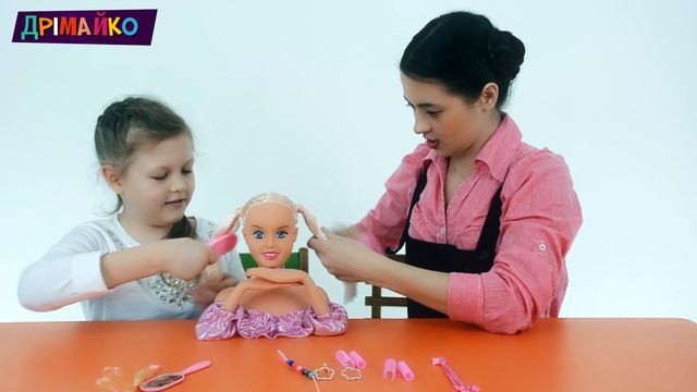 Barbie Model Styling Head | Голова-манекен для зачісок | Розпаковка смотреть онлайн