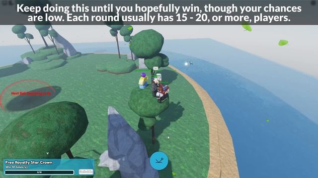[LIMITED EVENT] How to get the ROYALTY STAR CROWN in ROJI BALL | Roblox смотреть онлайн