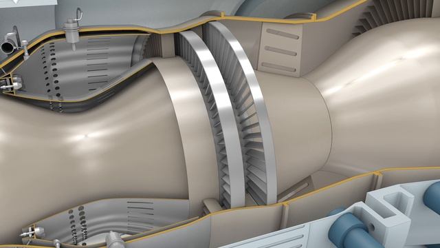 Educational 3D animation about Gas Turbine engine смотреть онлайн