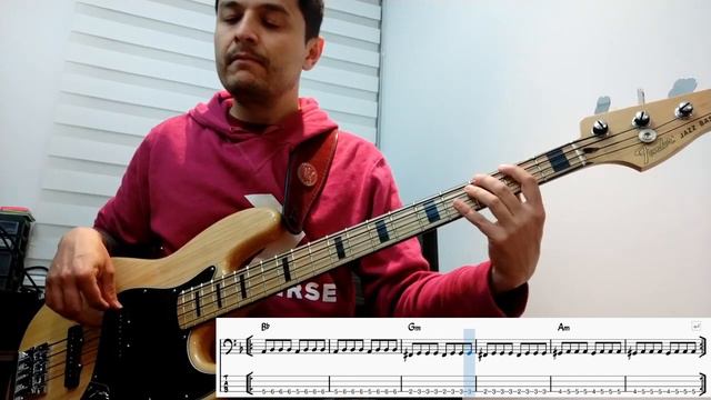The Police - Can't Stand Losing You (Bass Cover + TAB) смотреть онлайн