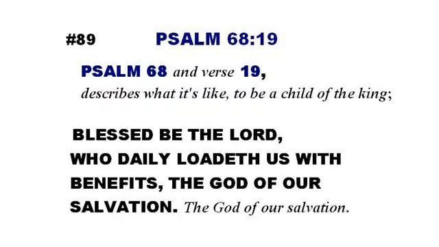 #89 Psalm 68:19 смотреть онлайн