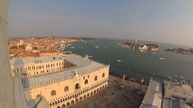 Venice San Mark Bell Tower Views / Венеция вид с колокольни собора Сан Марко смотреть онлайн