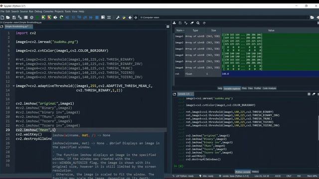 Adaptive Thresholding | Computer Vision | Python | OpenCV | Code Warriors смотреть онлайн