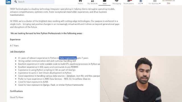 Yesh technology hiring 2023 | python developer| latest 2023 job смотреть онлайн