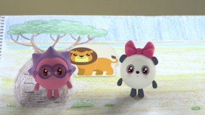 Малышарики | Чей хвостик | №64 | Сахалыы мультик | Дубляж