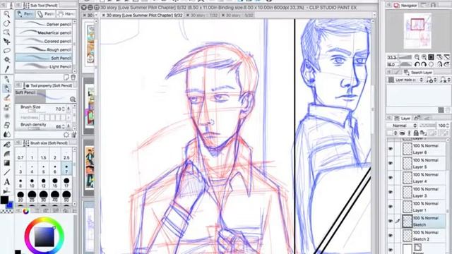 Love Summer Sketch Process (Page 9) смотреть онлайн