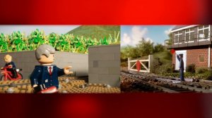 LEGO Thomas and Friends | Percy's Predicament Crash | Scene Comparison | LEGO Train Crash