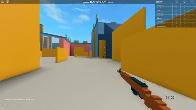 Roblox, Gun game. играю с другом в шутер! смотреть онлайн