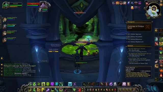 World of Warcraft Cathedral of Eternal Night: Mother of Flame Dungeon Legion World Quest Guide смотреть онлайн