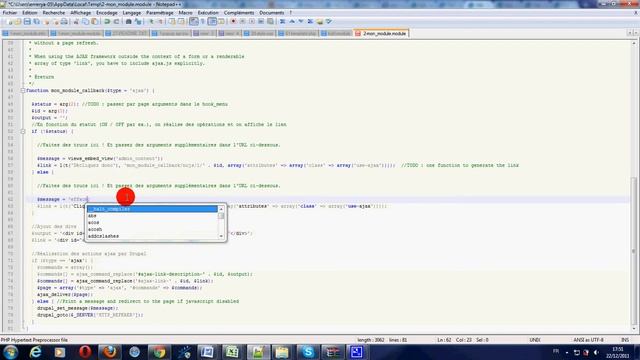 Créer un lien ajax appelant une vue sous Drupal смотреть онлайн