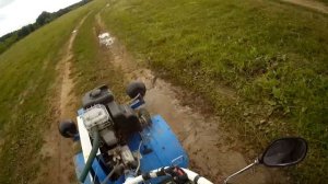 ПОКАТУШКА НА МОТОБЛОКЕ #1 | ПО ГРЯЗИ | ЕДЕМ КОСИТЬ СЕНО | МОТОБЛОК МЕЧТЫ