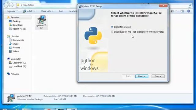python 2 7 tutorial NO 1 installing python смотреть онлайн