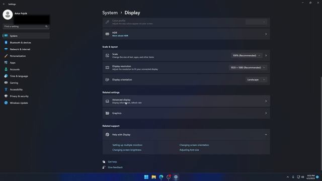 How to change monitor Refresh Rate on Windows 11 | Windows 11 Guide, Instruction, Tips & Tricks смотреть онлайн