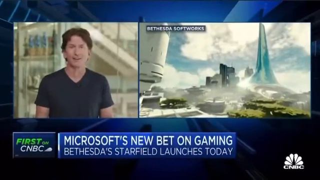 Phil Spenser and Todd Howard CNBC interview about Starfield смотреть онлайн