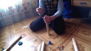 Как сделать нунчаки из дерева // How to make nunchuck