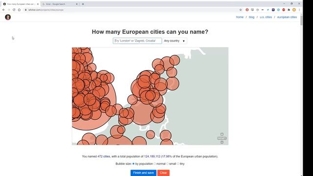Can I name 1000 European Cities within 1 Hour? смотреть онлайн