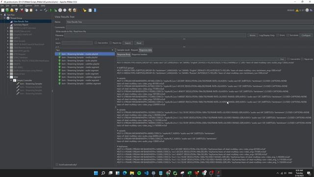 Run video streaming (HLS) with JMeter смотреть онлайн