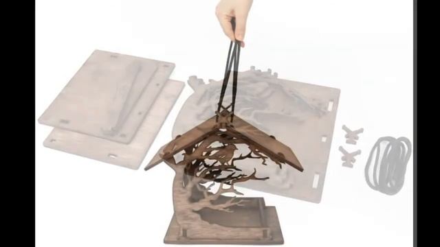 Подвесная кормушка для птиц смотреть онлайн