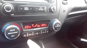 Отключение автоматического включения кондиционера на климат контроле Киа церато3